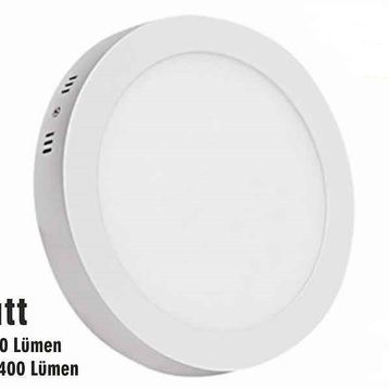 Led Tavan Spot Panel Yuvarlak Sıva Üstü 24 Watt Driverli Panel