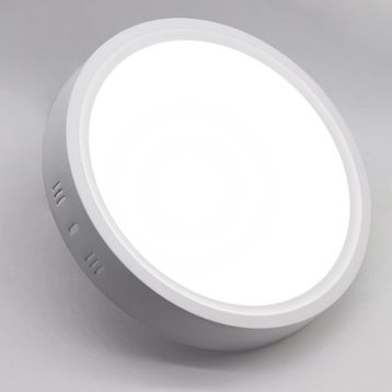 Led Tavan Spot Panel Yuvarlak Sıva Üstü 24 Watt Driverli Panel