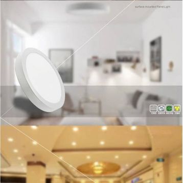 Led Tavan Spot Panel Yuvarlak Sıva Üstü 24 Watt Driverli Panel