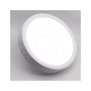 Led Tavan Spot Panel Yuvarlak Sıva Üstü 24 Watt Driverli Panel