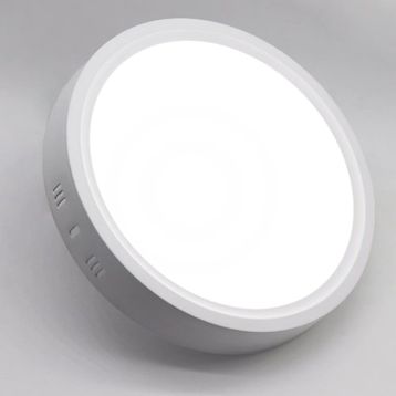 Led Tavan Spot Panel Yuvarlak Sıva Üstü 24 Watt Driverli Panel
