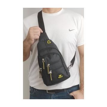 Lederax LD266 Sarı Bodybag Çift Taraf Askılı Göğüs Çantası
