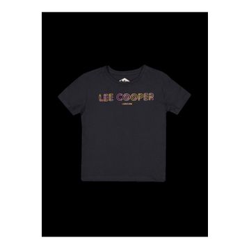 Lee Cooper 222LCG242005 Baskılı Siyah Kız Çocuk T-shirt