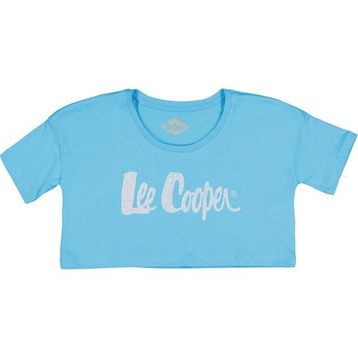 Lee Cooper 222LCG42006 Baskılı Turkuaz Kız Çocuk T-shirt