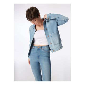 Lee Cooper 242 LCF 131005 Linda Mavi Denim Kadın Ceket