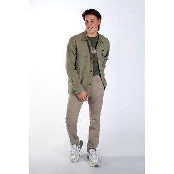 Lee Cooper 242 LCM 231003 Haki Newkar Erkek Dokuma Ceket