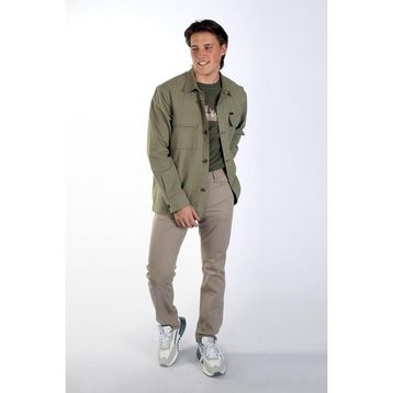 Lee Cooper 242 LCM 231003 Haki Newkar Erkek Dokuma Ceket