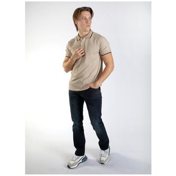 Lee Cooper 242 LCM 242029 Bej Jasec Erkek Polo Yaka T-shirt