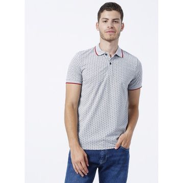 Lee Cooper Andy Gri Melanj Polo Yaka Erkek T-shirt