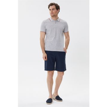 Lee Cooper Andy Gri Melanj Polo Yaka Erkek T-shirt