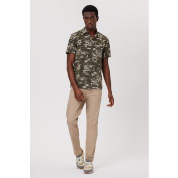 Lee Cooper Carter Haki Dokuma Erkek Gömlek