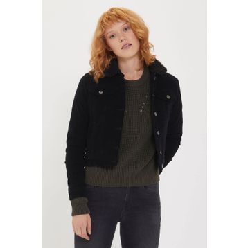Lee Cooper Freda Nd 2 Kürklü Kadın Kadife Ceket