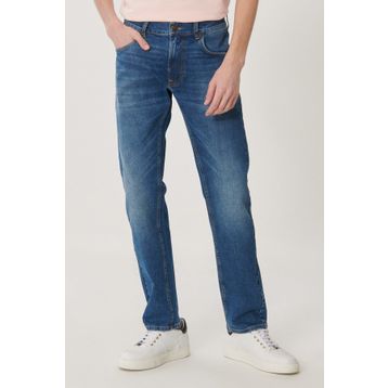 Lee Daren Straight erkek kot pantolon Bleu (Mission Worn Zi) 31W / 30L