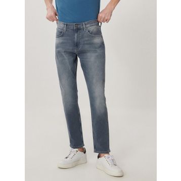Lee L733NKUQ Light Gri Erkek Austin Regular Tape Kırmızı Denim Jean Pantolon