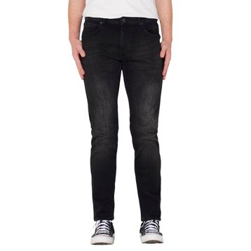 Lee Luke Asfalt Siyahı Slim Tapered Erkek Jean Pantolon