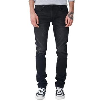 Lee Luke Asfalt Siyahı Slim Tapered Erkek Jean Pantolon