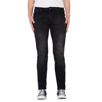 Lee Luke Asfalt Siyahı Slim Tapered Erkek Jean Pantolon