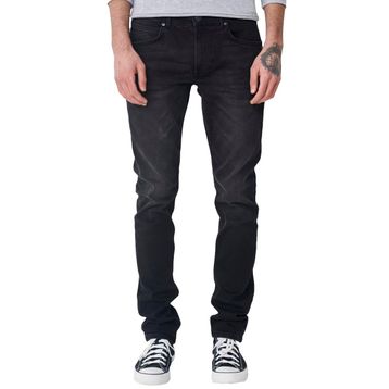 Lee Luke Asfalt Siyahı Slim Tapered Erkek Jean Pantolon