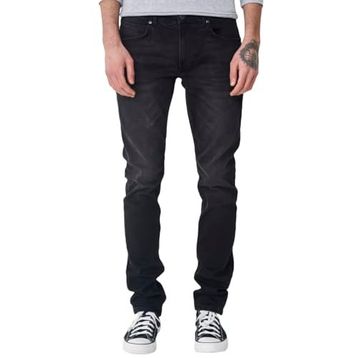 Lee Luke Asfalt Siyahı Slim Tapered Erkek Jean Pantolon