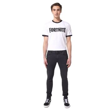 Lee Malone Siyah Skinny Erkek Jean Pantolon