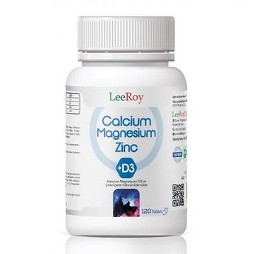 LeeRoy Calcium Magnesium Zinc 120 Tablet