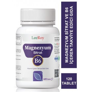 LeeRoy Magnezyum Sitrat 120 Tablet