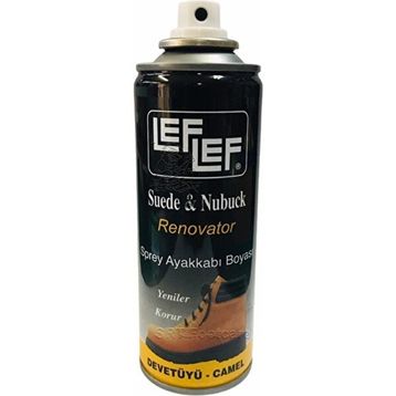 Leflef Süet Nubuk 200 ml Devetüyü Sprey Ayakkabı Boyası