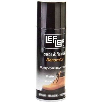 Leflef Süet Nubuk 200 ml Koyu Kahve Sprey Ayakkabı Boyası