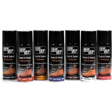 Leflef Süet Nubuk 200 ml Koyu Kahve Sprey Ayakkabı Boyası