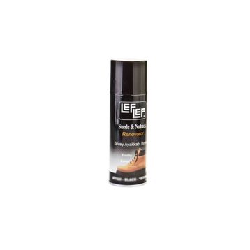Leflef Süet Nubuk 200 ml Koyu Kahve Sprey Ayakkabı Boyası