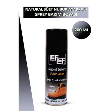 Leflef Süet Nubuk 200 ml Naturel Sprey Ayakkabı Boyası