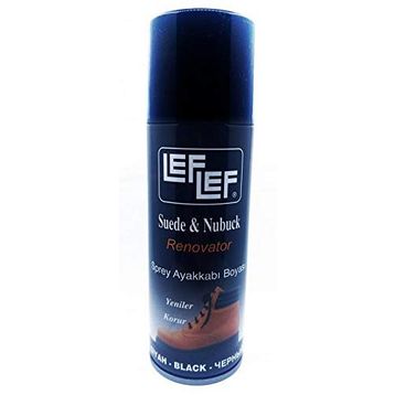 Leflef Süet Nubuk Siyah 200 ml Sprey Ayakkabı Boyası