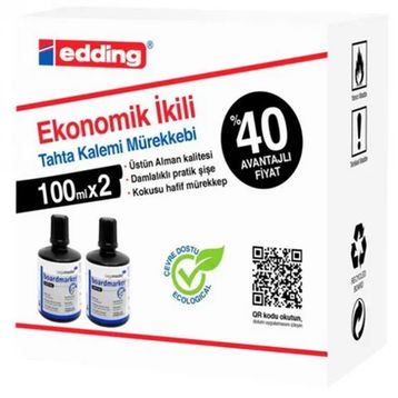 Legamaster Ekonomik 100 ml Siyah Tahta Kalem Mürekkebi