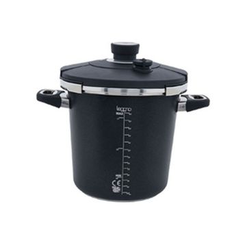 Leggno Black Premium 5.5 lt Siyah Döküm Düdüklü Tencere