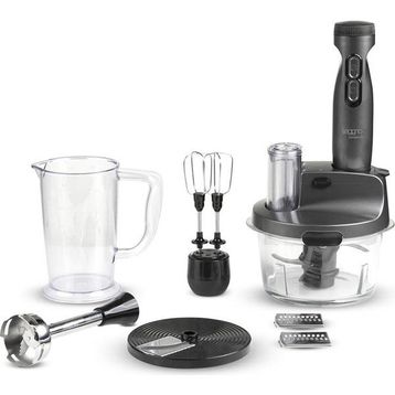 Leggno Gourmet Pro Metalik Gri Blender Set