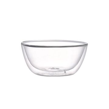 Leggno Vetro Borosilikat 350 ml Çift Camlı Kase