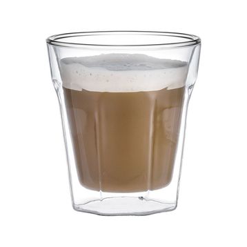 Leggno Vetro Çift Cidarlı 2'li 80 ml Espresso Bardağı