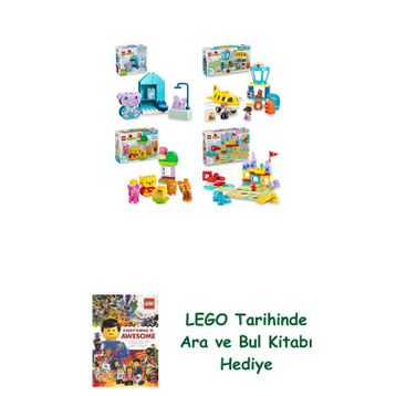 Lego 10413 + 10443 + 10457 + 10450 Duplo Seti 577