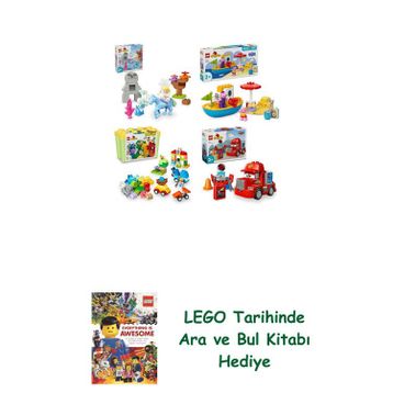 Lego 10418 + 10432 + 10439 + 10417 Duplo Seti 406
