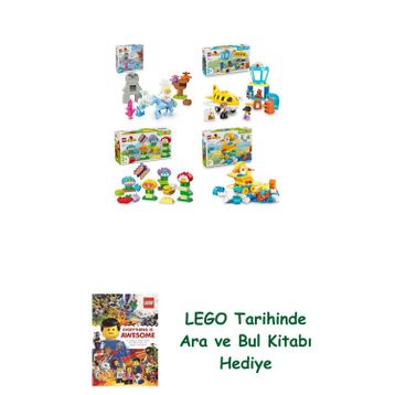Lego 10418 + 10443 + 10444 + 10448 Duplo Seti 579
