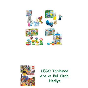 Lego 10418 + 10967 + 10444 + 10449 Duplo Seti 404