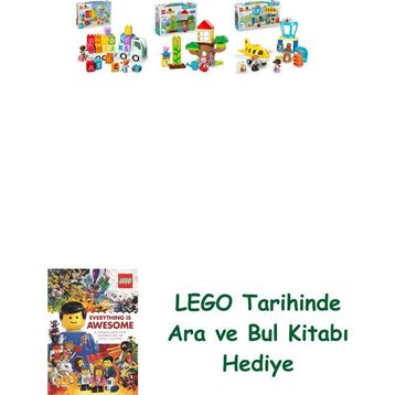 Lego 10421 + 10431 + 10443 Duplo Seti 376