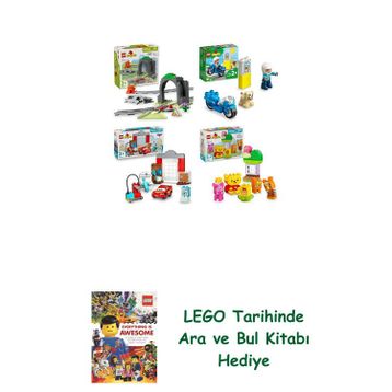 Lego 10425 + 10967 + 10456 + 10457 Duplo Seti 437