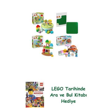 Lego 10441 + 10460 + 10440 + 10458 Duplo Seti 497