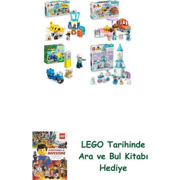 Lego 10443 + 10458 + 10967 + 10455 Duplo Seti 502