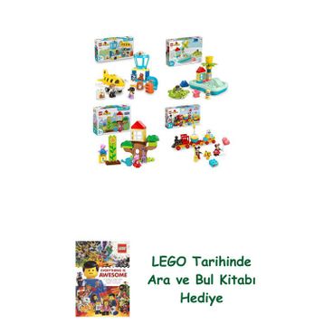 Lego 10443 + 10989 + 10431 + 10941 Duplo Seti 597