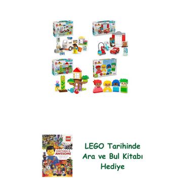 Lego 10447 + 10456 + 10431 + 10415 Duplo Seti 486