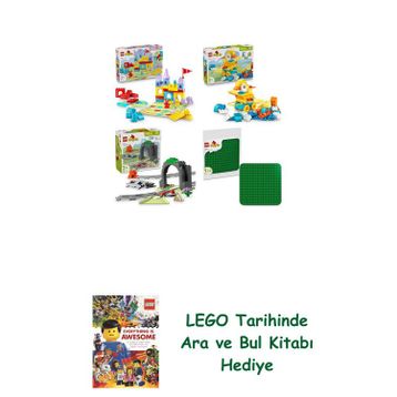 Lego 10450 + 10448 + 10425 + 10460 Duplo Seti 489