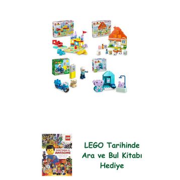 Lego 10450 + 10459 + 10967 + 10413 Duplo Seti 482