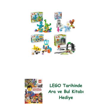 Lego 10451 + 10418 + 10443 + 10425 Duplo Seti 533